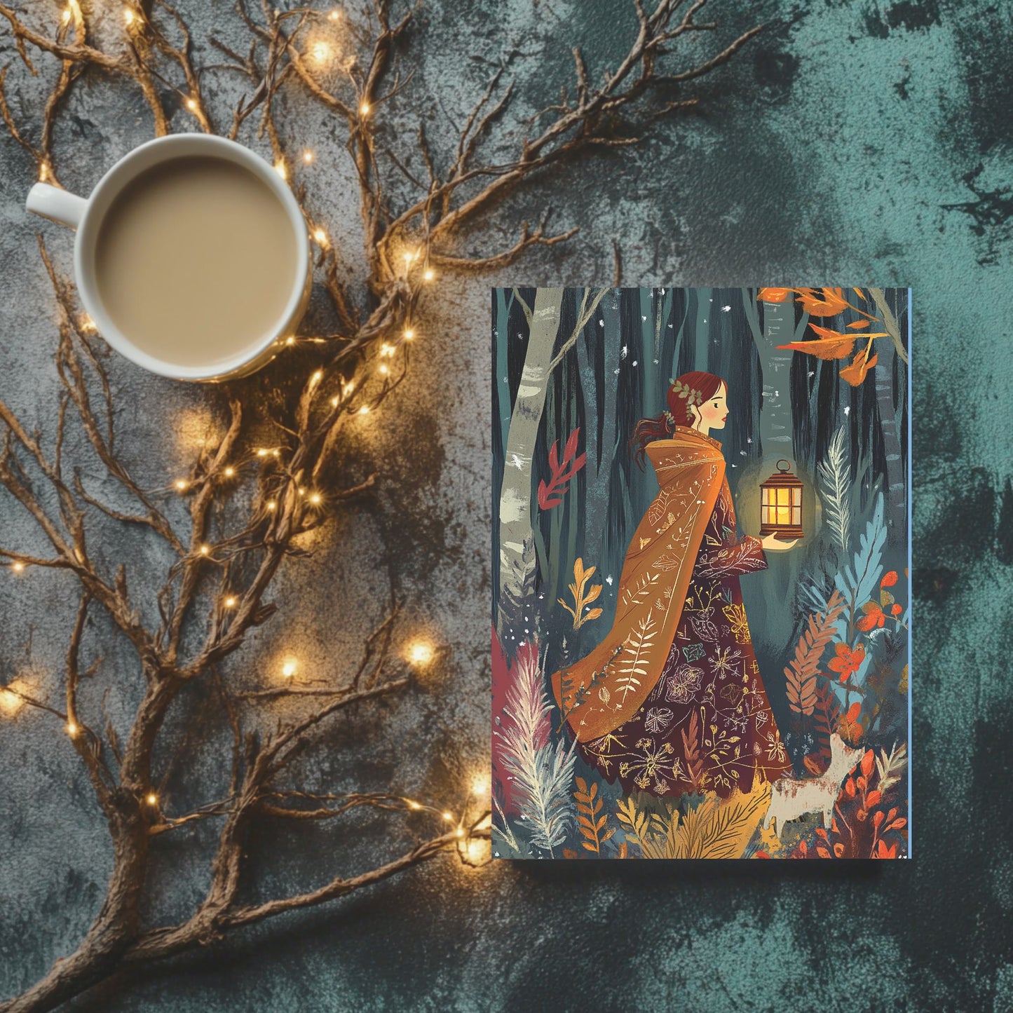 Forest Luminescence: A Twilight Journey Notebook (6x9 Lined Perfect Bound)