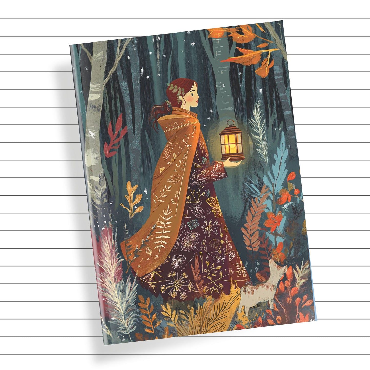 Forest Luminescence: A Twilight Journey Notebook (6x9 Lined Perfect Bound)