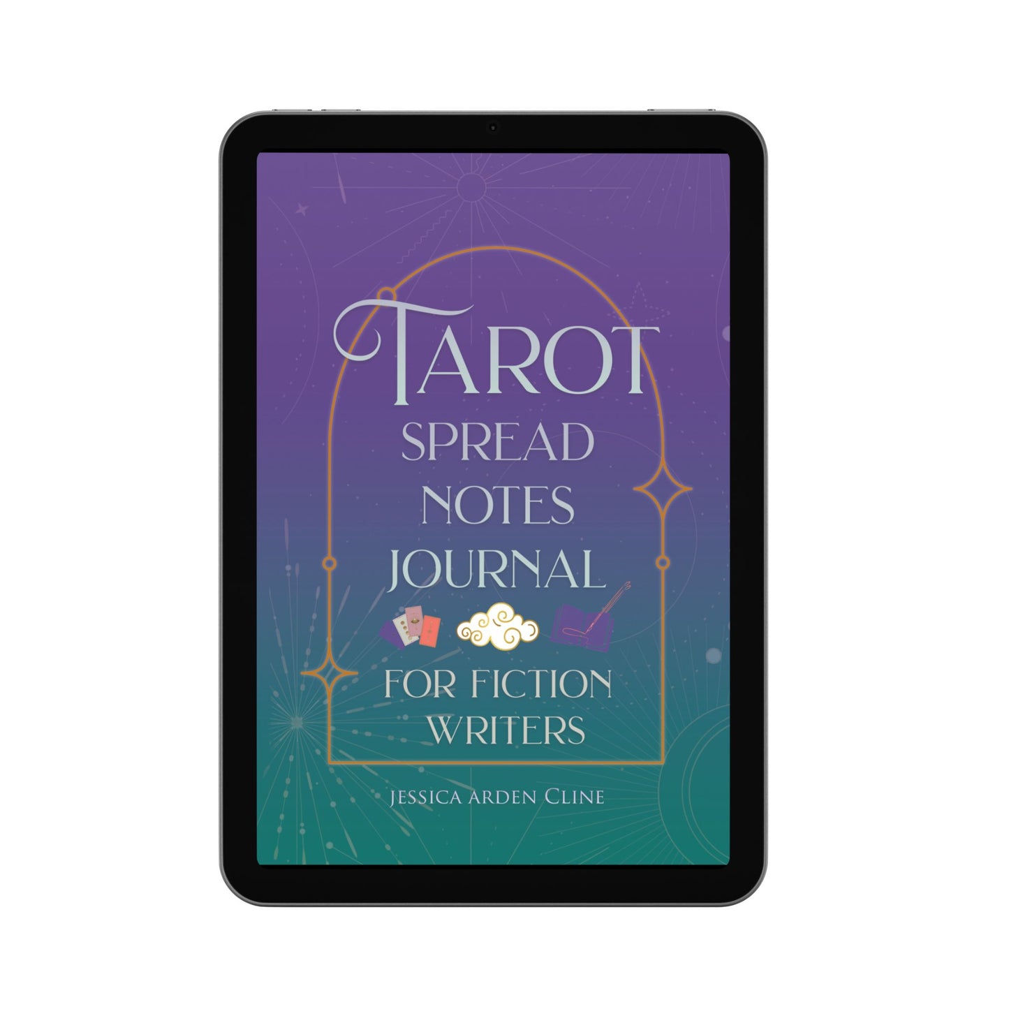 Tarot Spread Notes Journal for Fiction Writers (Printable PDF Digital Download Edition)