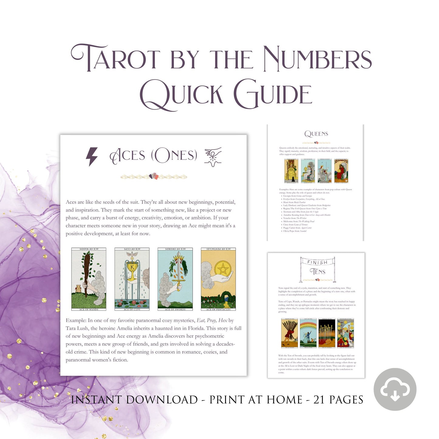 Tarot by the Numbers Quick Guide (Digital Download)