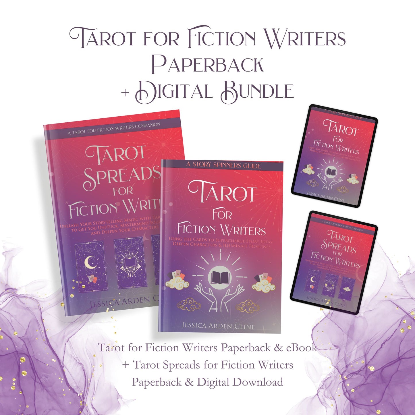 Tarot for Fiction Writers Paperback Duo + Digital Duo Bundle