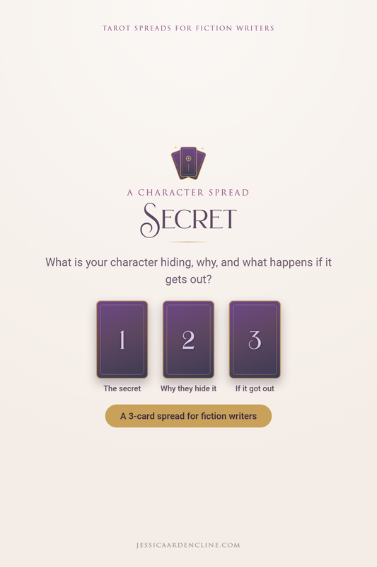 The Secret Spread: a 3-card tarot spread for discovering what your character is hiding