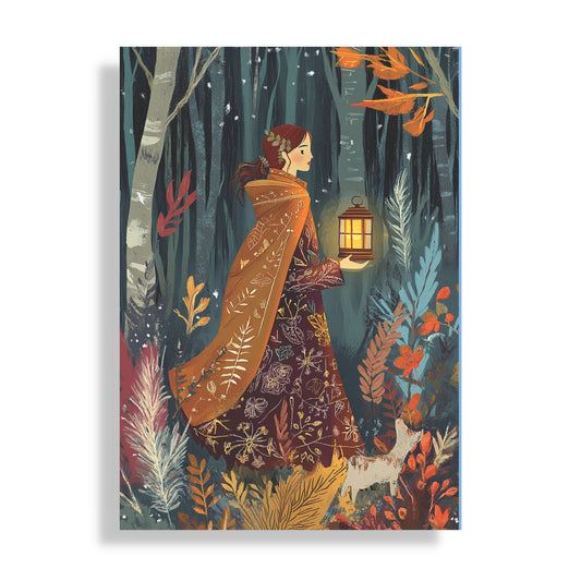 Forest Luminescence: A Twilight Journey Notebook (6x9 Lined Perfect Bound)