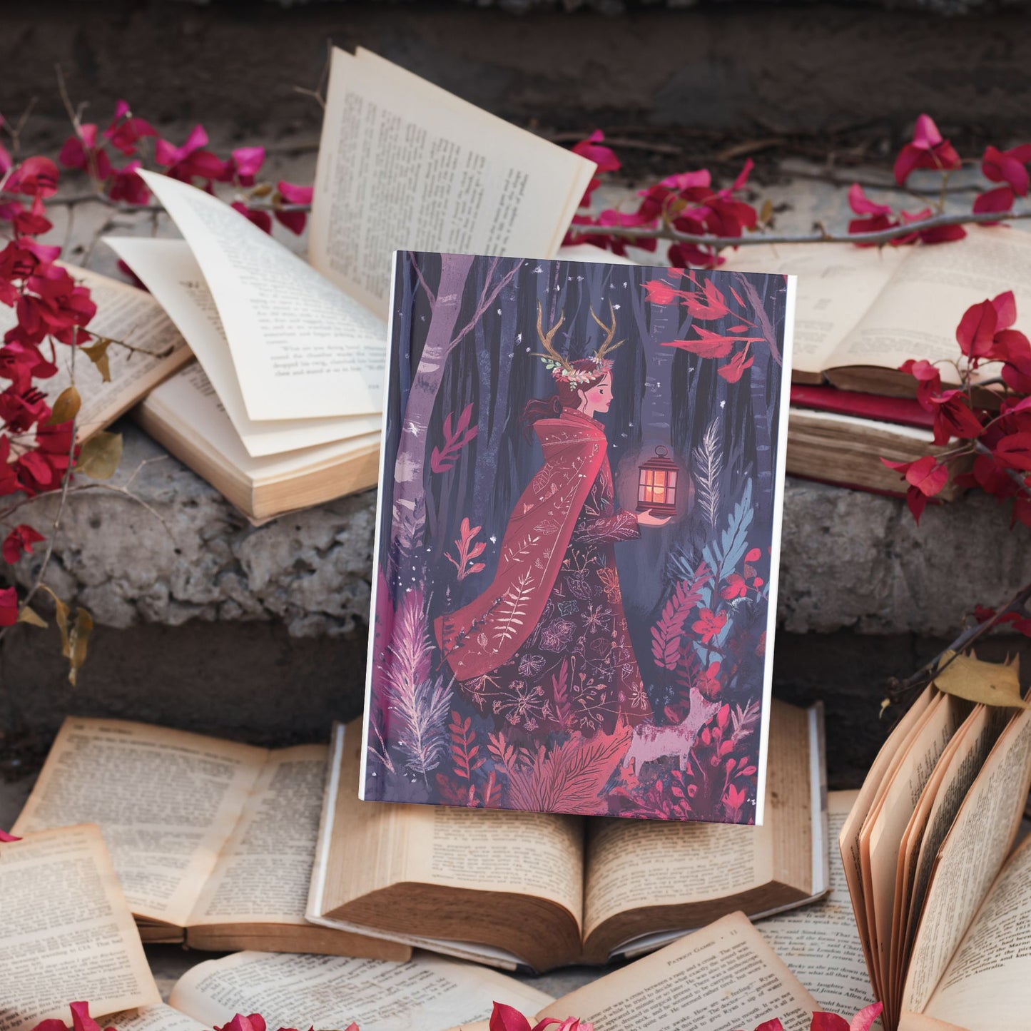 Midnight Bloom: A Twilight Forest Notebook (6x9 Lined Perfect Bound)