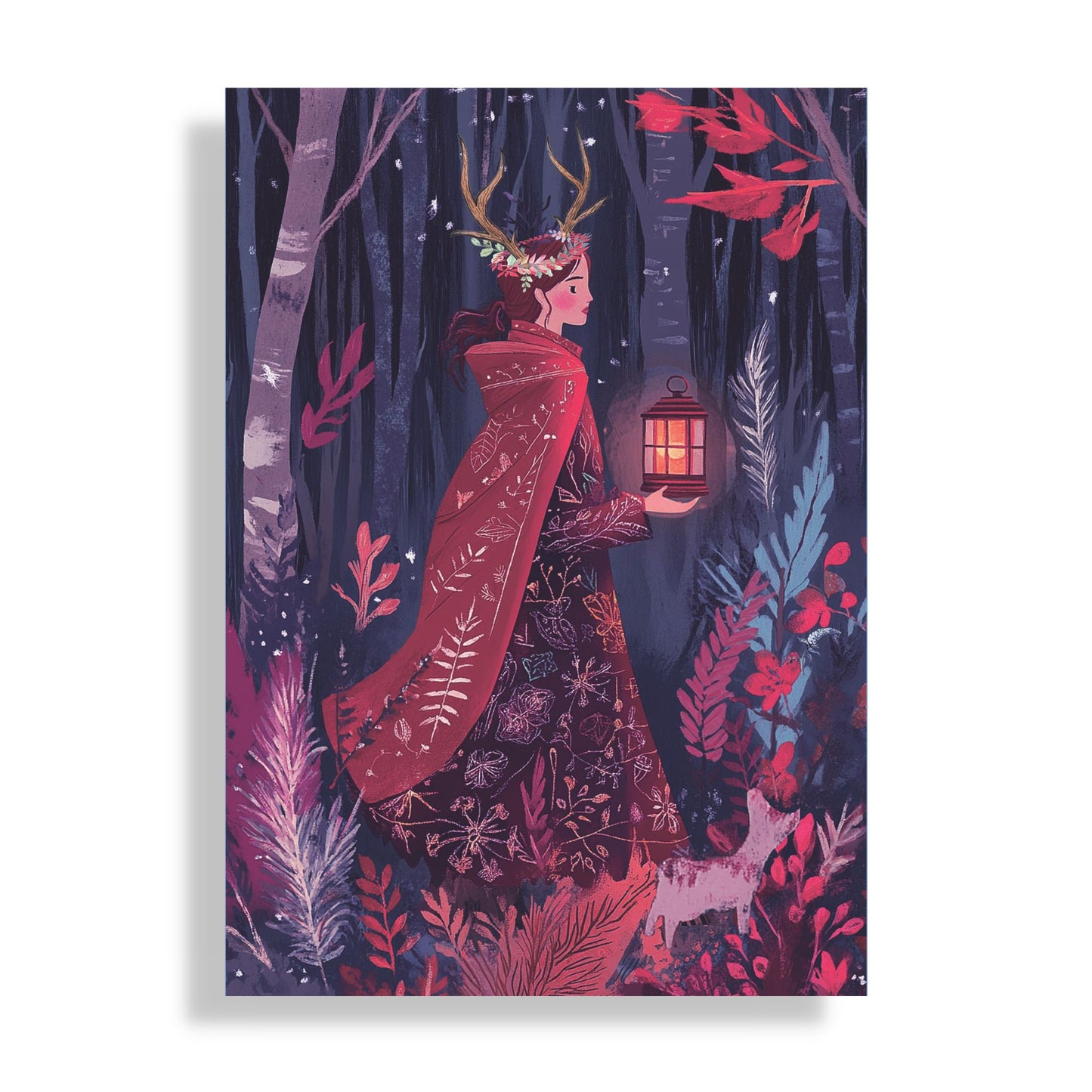 Midnight Bloom: A Twilight Forest Notebook (6x9 Lined Perfect Bound)