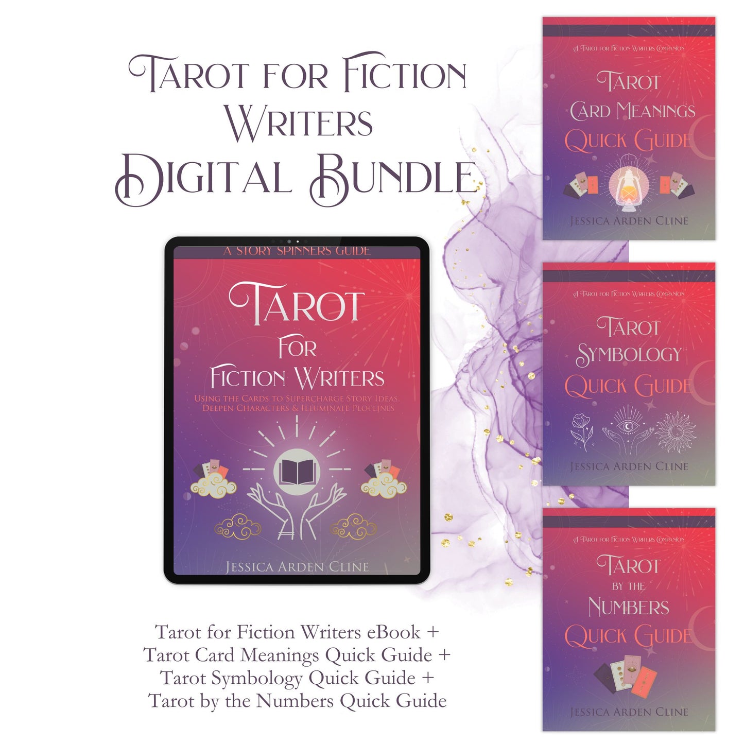 Tarot for Fiction Writers Digital Bundle (eBook + Digital Downloads)
